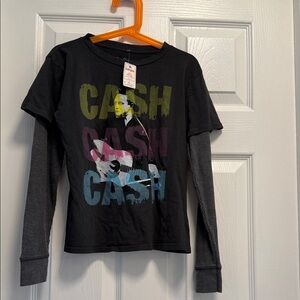 Rowdy Sprout Johnny Cash Tshirt